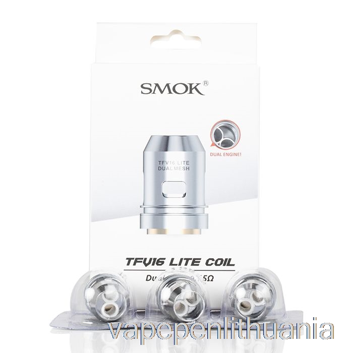Smok Tfv16 Lite Pakaitiniai Ritės 0,15 Omų Dvigubo Tinklelio Ritės Vape Skystis